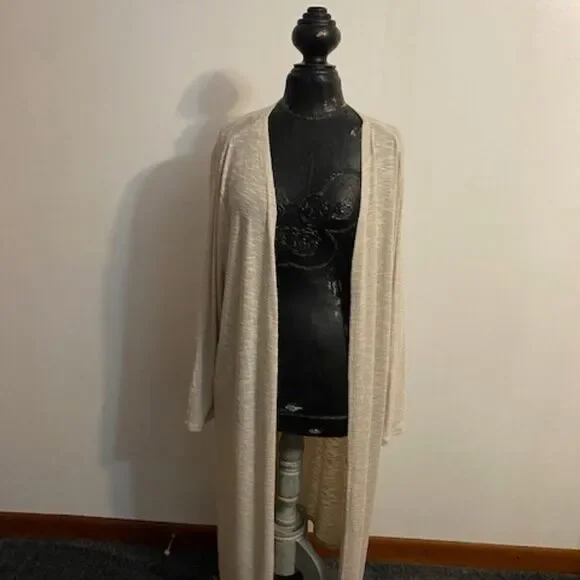Wall Flower Beige Open cardigan, size 2X - Picture 1 of 3